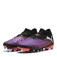 PUMA Unisex Future 8 PRO FG/AG Soccer Shoe, Black White-Glowing RED, 10 UK