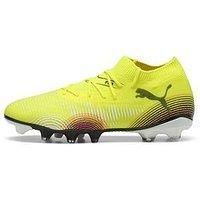 PUMA Unisex Future 8 Match FG/AG Soccer Shoe, Yellow Alert Black-Sun Struck, 8 UK