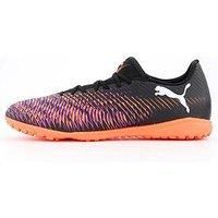 PUMA Unisex Future 8 Play TT Soccer Shoe, Black White-Glowing RED, 8 UK