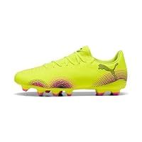 PUMA Unisex Future 8 Play FG/AG Soccer Shoe, Yellow Alert Black-Sun Struck, 8 UK