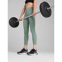 Puma Womens Training Essential High Waisted 7/8 Tights - Green
