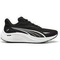 PUMA Men/'s Electrify Nitro 4 Street Running Shoe, Black White, 7 UK