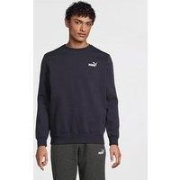 Puma Mens Essential Small No 1 Logo Crew - New Navy