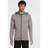 PUMA EVOSTRIPE Full-Zip Hoodie Hooded Top Sweatshirt - Mens