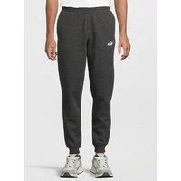 Puma Mens Essential No 1 Logo Sweatpants - Dark Gray Heather