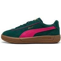 PUMA Women/'s Club KLASSIKA SD Sneaker, Dark Myrtle Pink, 3 UK