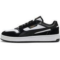Puma Court Classic Street SD Black White Men Unisex Casual Shoes 400215-01