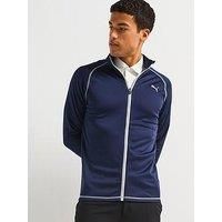 Puma Mens Fairway Full Zip Golf Jacket Deep Navy L