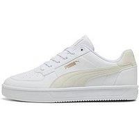 PUMA Unisex CAVEN 2.0 Sneaker, White-Vapor Gray Gold, 12 UK