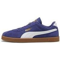 PUMA Unisex Club II Sneaker, Blue Crystal White-Gum, 7 UK