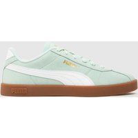 PUMA Unisex Club II Sneaker, Peaceful Blue White-Gum, 3 UK