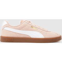 PUMA Club II Trainers in Pale Pink