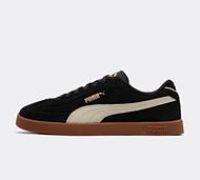 Puma Club II Era Suede Trainer - Black - Size 6