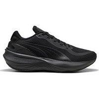 PUMA Unisex Scend Pro 2 Street Running Shoe, Black Flat Dark Gray, 11 UK