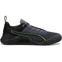 PUMA Men/'s Fuse 3.0 Cross Trainer, Galactic Gray Black-Green Glare, 8 UK