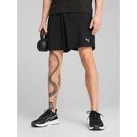 Puma Men'S Training Essentials 7 Inch Woven Shorts - Black