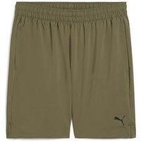 Puma Men'S Training Essentials 7 Inch Woven Shorts - Loden Green
