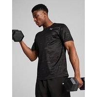 M TAD Essentials AOP Tee Puma Black