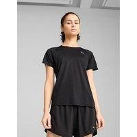 PUMA Womens W Run Velocity TEE Tees, PUMA Black, XS
