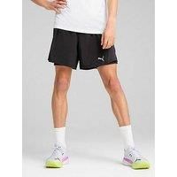 Puma Velocity Mens Running Shorts Black 2 In 1 Twin Short Run Training Sports