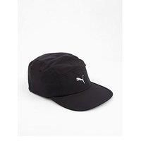 Puma Unisex Running Essential 5 Panel Cap - Puma Black