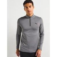 Puma Mens Golf Icon 2.0 1/4 Zip -Grey