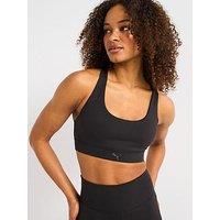Puma Womens Training Evolve Mid Impact Bra - Black