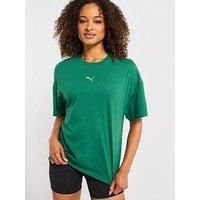 Puma Womens Training Evolve Oversized Tee - Green