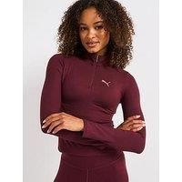 Puma Womens Training Evolve 1/2 Zip Top - Purple