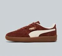 Puma Womens Palermo Vintage Trainer - Red - Size 4