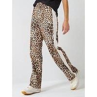 Puma Womens T7 Leo Luxe Aop Straight Pants- Alpine Snow