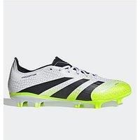 adidas Unisex Predator League Firm Multi Ground Football Boots, Cloud White/Core Black/Lucid Lemon, 9 UK