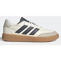 adidas Men/'s Courtblock Shoes, White/Grey six/Wonder Alumina, 9 UK