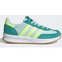 adidas Women/'s Run 70S 2.0 Shoes, Halo Mint/Hi-Res Yellow/Pure Teal, 5 UK