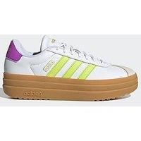adidas Women/'s VL Court Bold Shoes, FTWR White/FTWR White/FTWR White, 7 UK