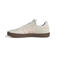 adidas Women/'s VL Court 3.0 Shoes, White/Wonder Quartz/Gold met, 3.5 UK