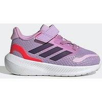 adidas Unisex Baby RUNFALCON 5 Shoes Infants Running, Powder Plum/Aurora Plum/Lucid Red, 3 UK Child
