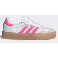 Adidas Originals Women'S Sambae Trainers - Pink/White