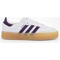 Adidas Originals Women'S Sambae Trainers - White/Purple