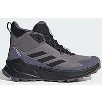 adidas Women/'s Terrex Trailmaker 2 Mid Gore-TEX Hiking Shoes, Taupe Oxide/Core Black/Preloved Violet, 8.5 UK