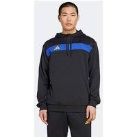 Adidas Mens Tiro Essentials Hoodie - Black