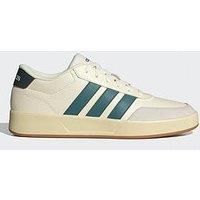 adidas Men/'s BREAKNET 3.0 Shoes, White/Preloved Teal/Legend Ivy, 11 UK