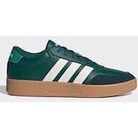 adidas Men/'s BREAKNET 3.0 Shoes, Collegiate Green/core White/semi Court Green, 6 UK