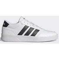 adidas Men/'s BREAKNET 3.0 Shoes, Cloud White/Core Black/Cloud White, 8 UK