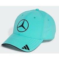 adidas Unisex Mercedes - AMG Petronas Formula ONE Team Driver Cap, White/Black, OSFW
