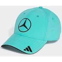 adidas Unisex Mercedes - AMG Petronas Formula ONE Team Driver Cap, semi Mint Rush/Black, M