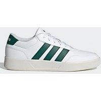 adidas Men/'s BREAKNET 3.0 Shoes, FTWR White/Collegiate Green/core White, 7 UK