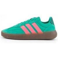 adidas Barreda Decode Shoes, Suede Leather Upper, Green