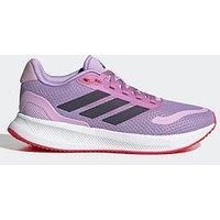 adidas RUNFALCON 5 Shoes Junior Running, Powder Plum/Aurora Plum/Lucid Red, 5.5 UK Child
