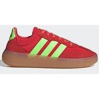 adidas Barreda Decode Shoes, Suede Leather Upper, Red
